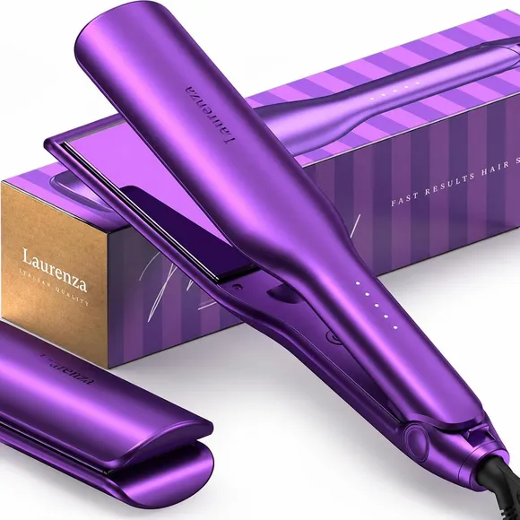 Close-up of the Milano ceramic flat iron